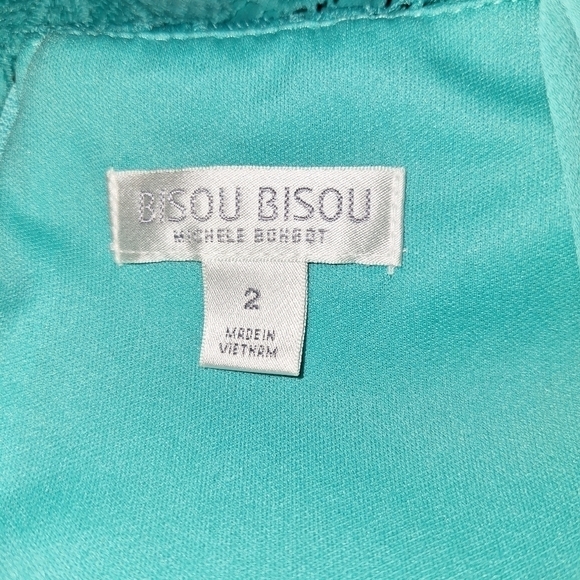 Bisou Bisou lace floral dress size 2 - Picture 3 of 5